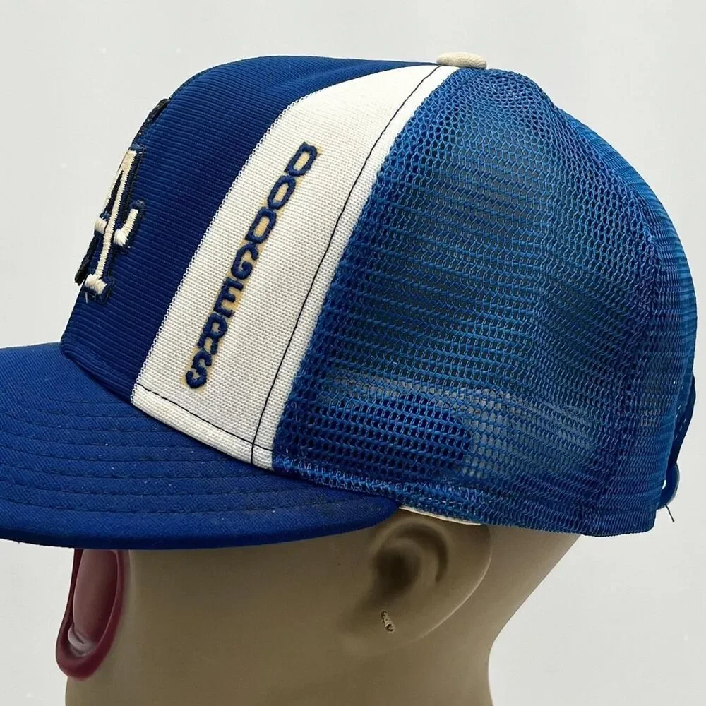 Unbranded Men's Blue and White Hat